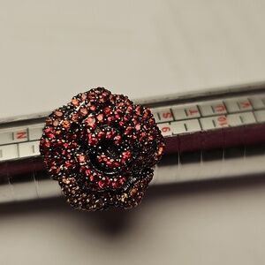 Ross Simons Sapphire Rose Ring. Size 8